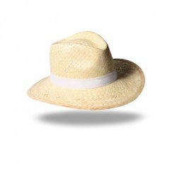 Chapeau paille blanche Panama LEO